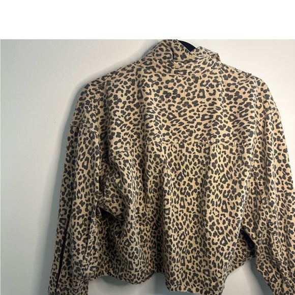 AE Leopard Cropped Jacket L - Picture 4 of 5